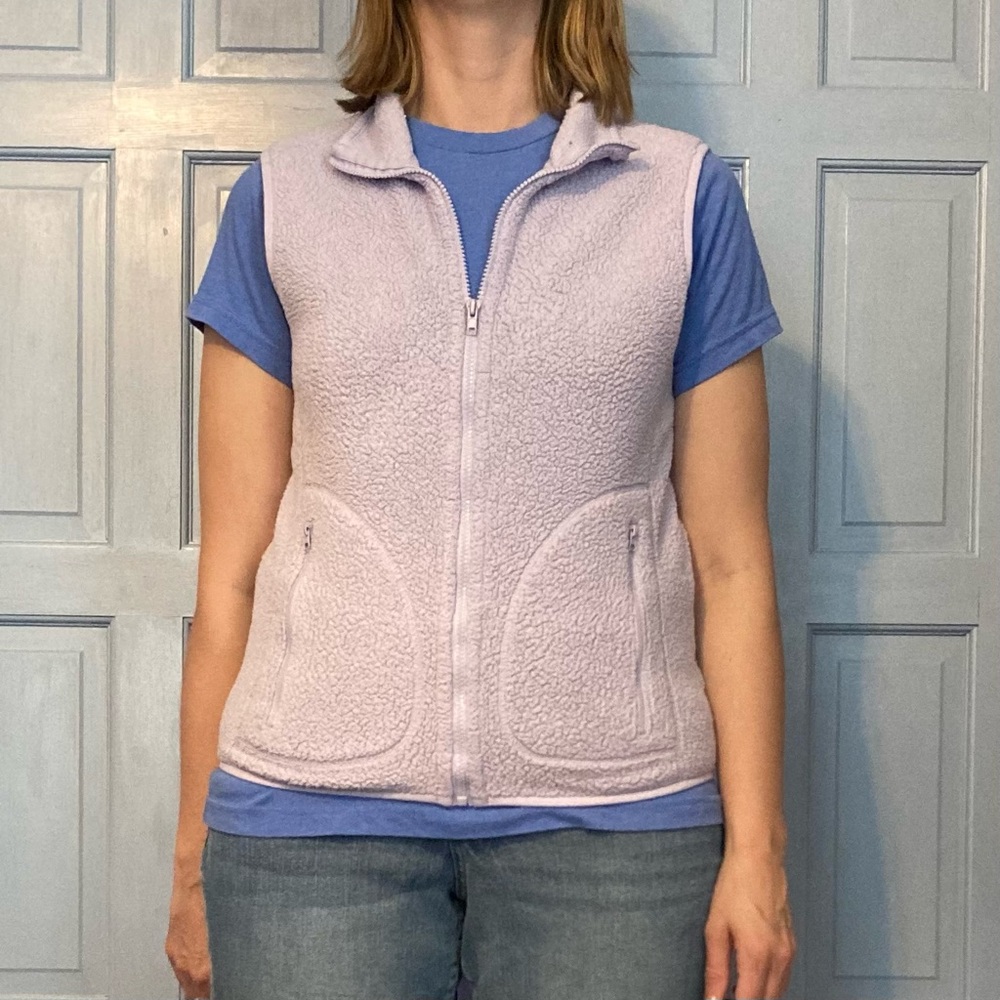 Purple Fleece Vest